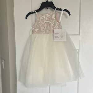 BNWT Hayley Paige Flower Girl Dress - Della 2T